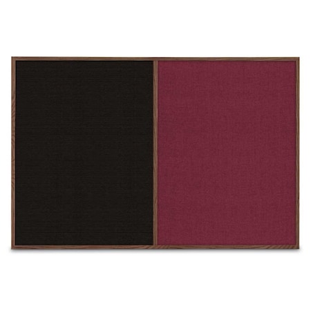 United Visual Products Slim Style Indoor Enclosed Radius Corkbo, UVRDS23SB-SATIN-CORK UVRDS23SB-SATIN-CORK